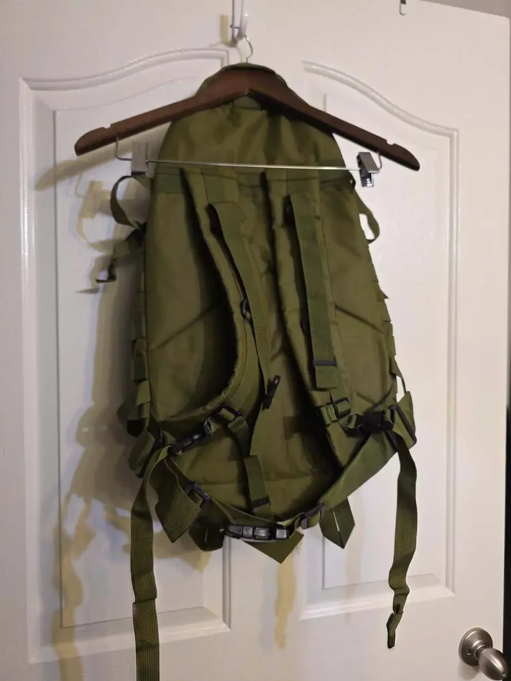 Tactical Assault Molle Backpack Olive Green Outdoor Military Hiking Bag